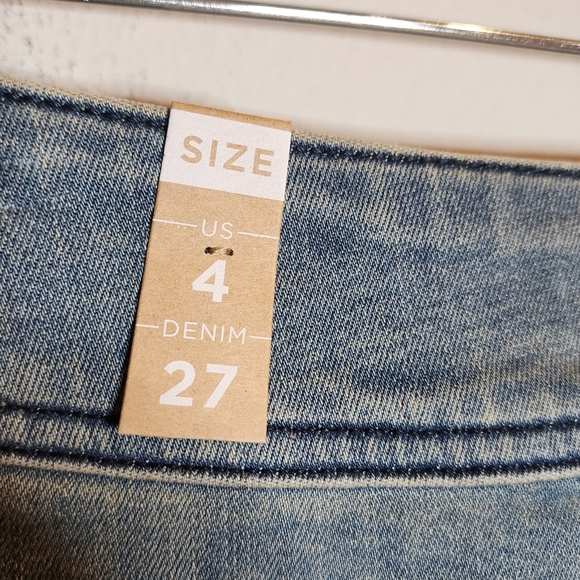 NWT Prana Stretch Denim Dusted Blue Broadway Jean Skirt Women's Size 4 - Picture 10 of 14